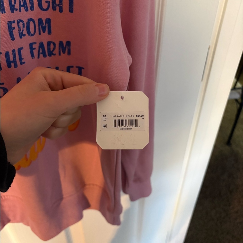 Altar'd State Pink Fresh Picks Crewneck - Picture 5 of 5